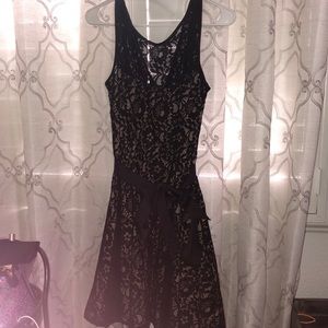 Black lace dress
